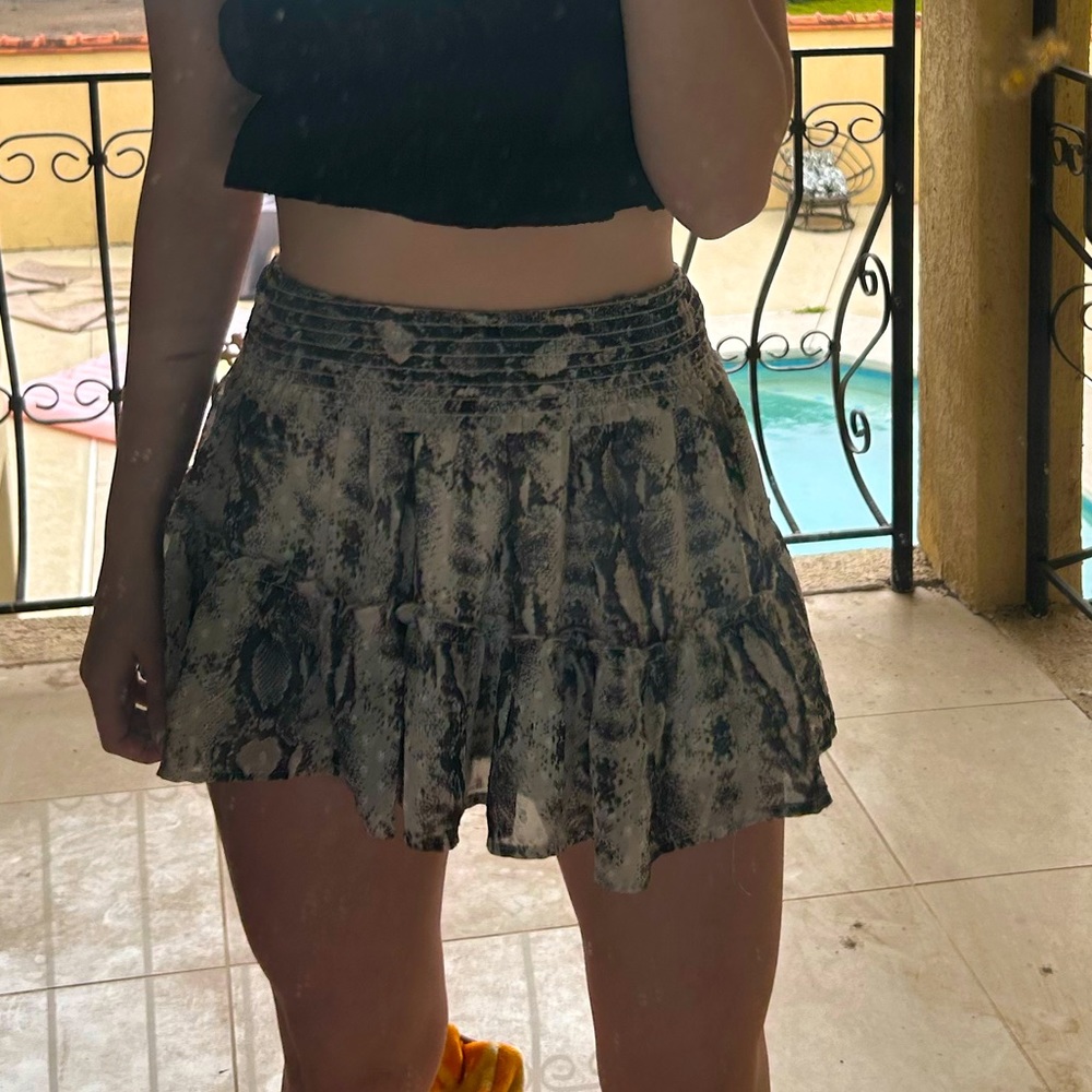 Snake skin altard state skirt